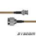 Jumper con Cable LP142 de 60 cm, con Conectores BNC Macho a N Macho. - Toer