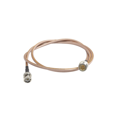 Jumper Fabricado con Cable LP-142 Conectores BNC/N Hembra de 110 cm (43.31 Pulgadas).