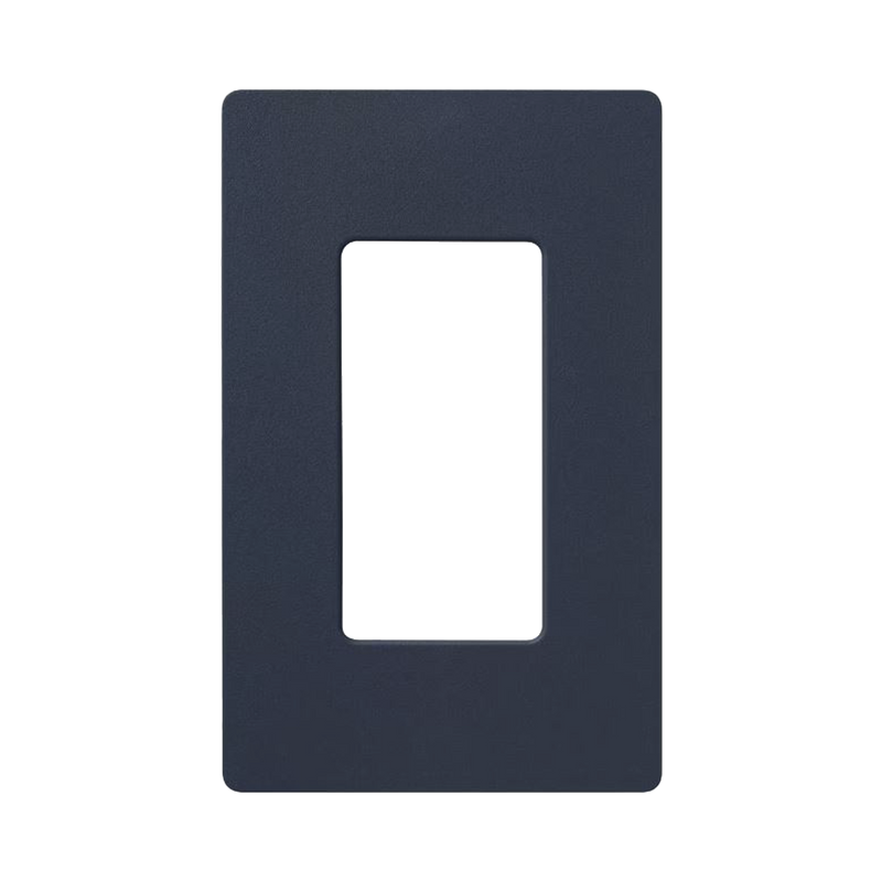 Placa de pared 1 espacio, para atenuador (dimmer), apagador ó control remoto inalámbrico LUTRON.