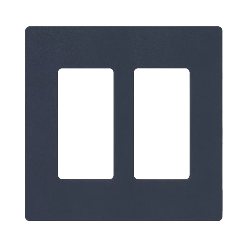 Placa de pared 1 espacio, para atenuador (dimmer), apagador ó control remoto inalámbrico LUTRON.