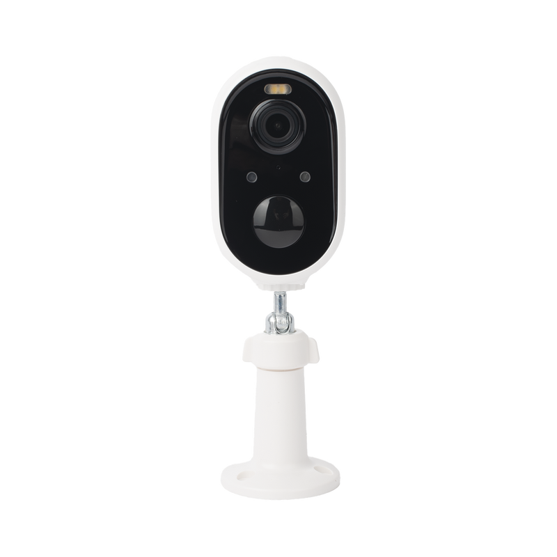 SCAM3BAT Cámara IP de Batería (Gran Angular) 3 Megapixel | WiFi | Audio Bidireccional | Batería Recargable 5200 mAh | IP65 |Exterior con Protección|  Estadísticas de Energía | Detección de Humanos | Incluye Panel So