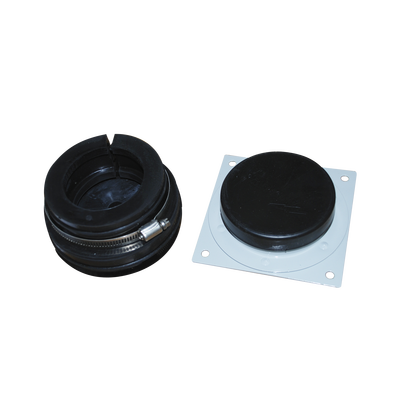 Placa y Goma pasamuro para cable coaxial de 1-5/8"