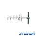 Antena base UHF, direccional de 6 elementos, rango de frecuencia 450 - 470 MHz, con ganancia de 10dB - Toer