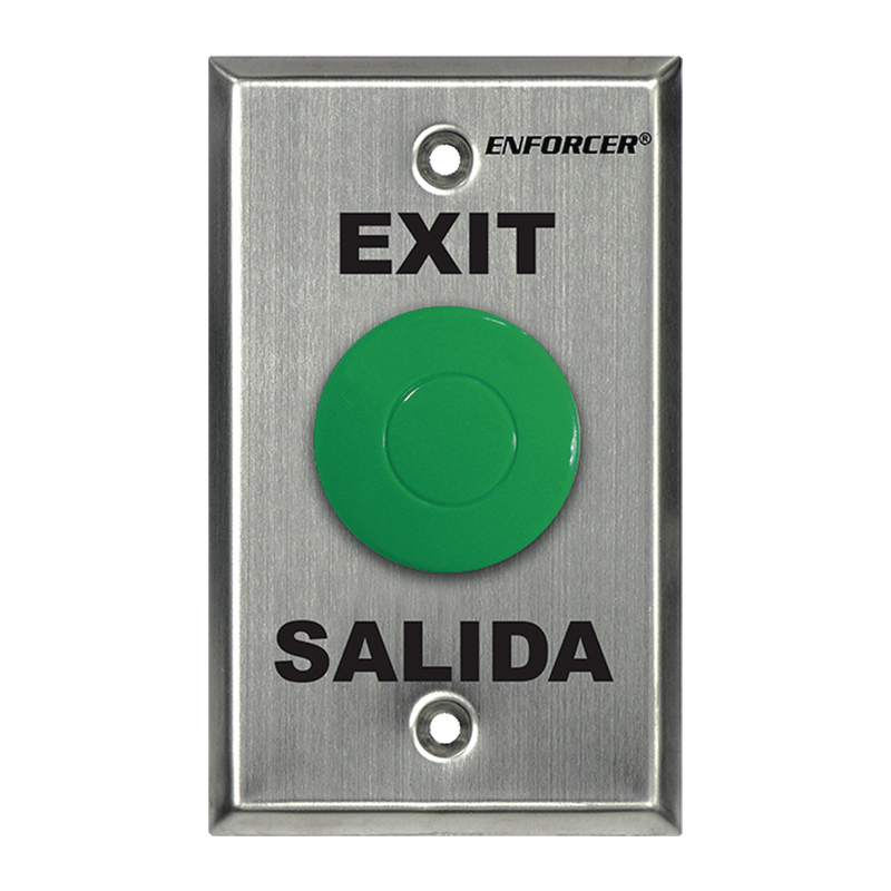 Botón Tipo Hongo / Color Verde / Relevador  NO, NC, COM