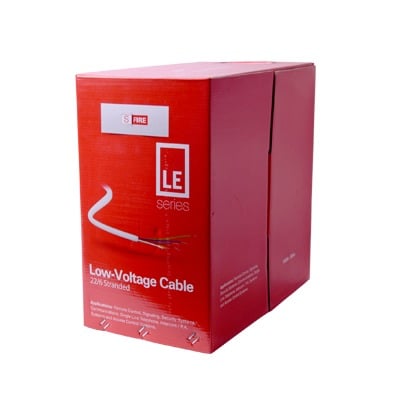 SF-22-06-LE Bobina de 305 Metros / Cable de CCA / 6 x 22 AWG / Tipo Aluminio Revestido de Cobre / Aplicaciones en Control de Acceso / Alarmas de Intrusión/Control de Acceso / Automatización / Interfonos y TV Porteros