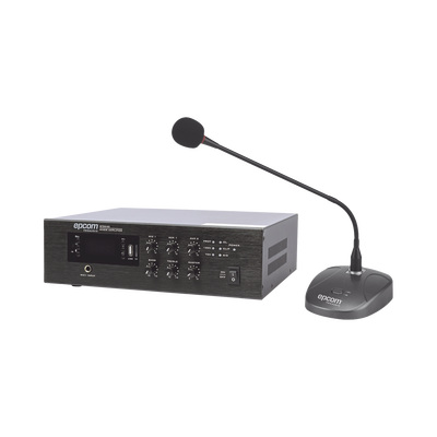 KIT de Amplificador de Audio de 240W Modelo SFB240 | más Micrófono de Escritorio Modelo SF621A - Toer