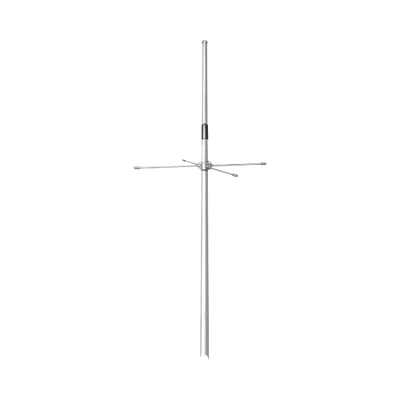 Antena Omnidireccional con Plano de Tierra, 490-512 MHz, 2.5 dBd, Ajustable a 5 MHz en el Rango de Frecuencia, 100 Watt, N Macho.