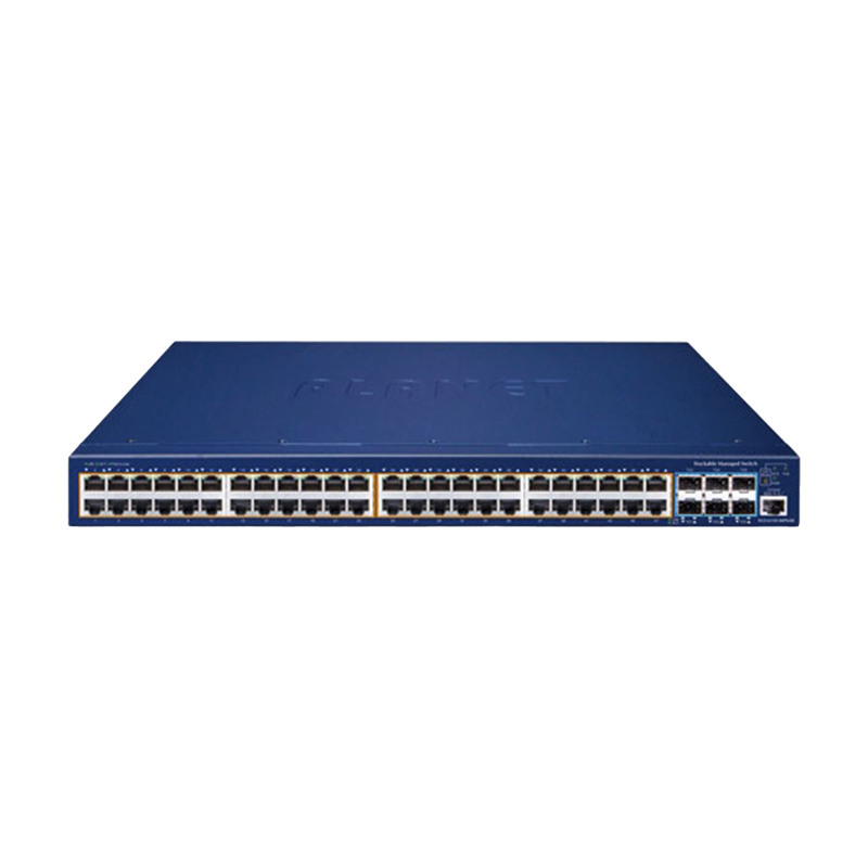 SGS-6310-48P6XR Switch Administrable Stacking Capa 3, 48 Puertos PoE Gigabit 802.3at, 6 Puertos SFP de 10 G, Incluye Fuente Redundante de 55 V cc