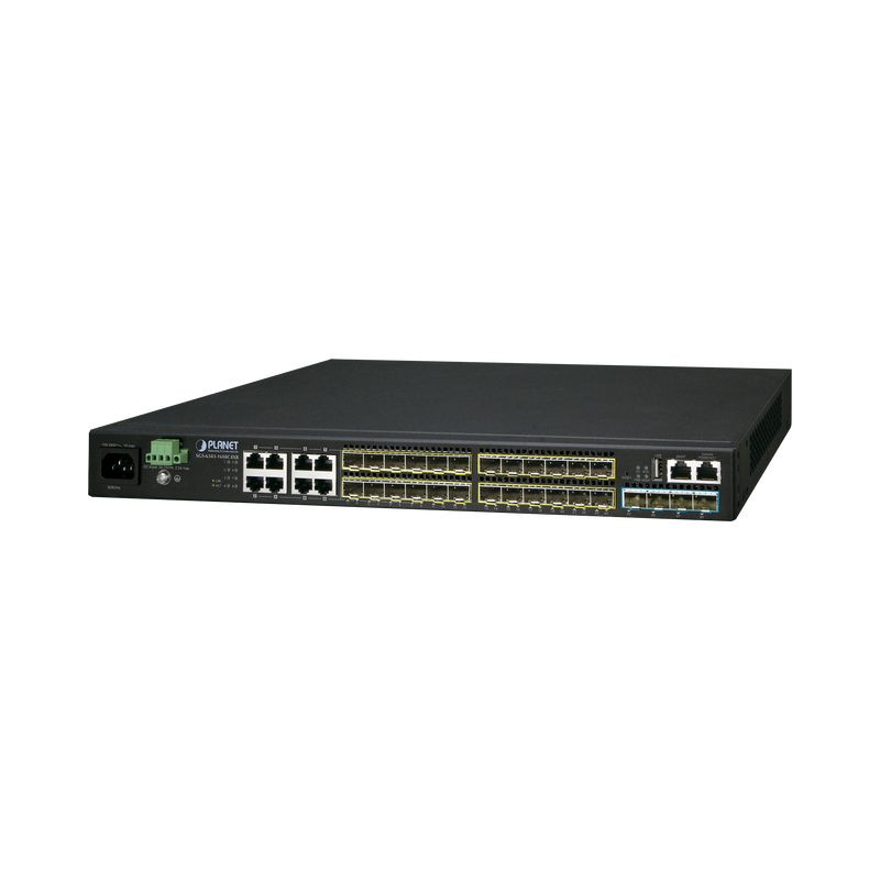 SGS-6341-16S8C4XR Switch Administrable L3 16-Puertos 100/1000X SFP, 8-Puertos Gigabit TP/SFP, 4-Puertos 10G SFP+ Stackable