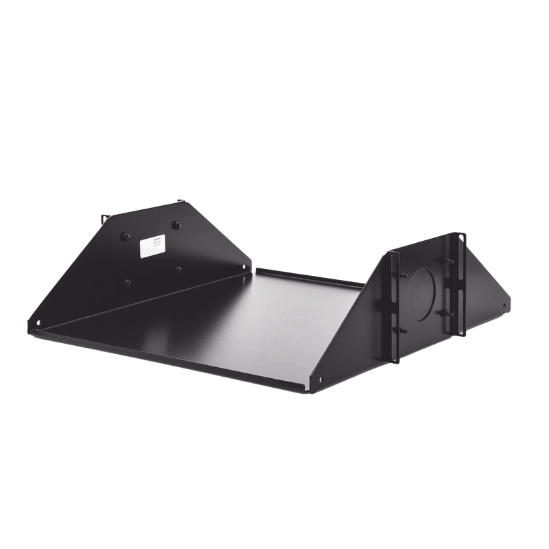 SH-D19-01 Charola Doble Para Soportar Equipo en Racks de 432 mm de Profundidad, de 19in, 3UR, Color Negro