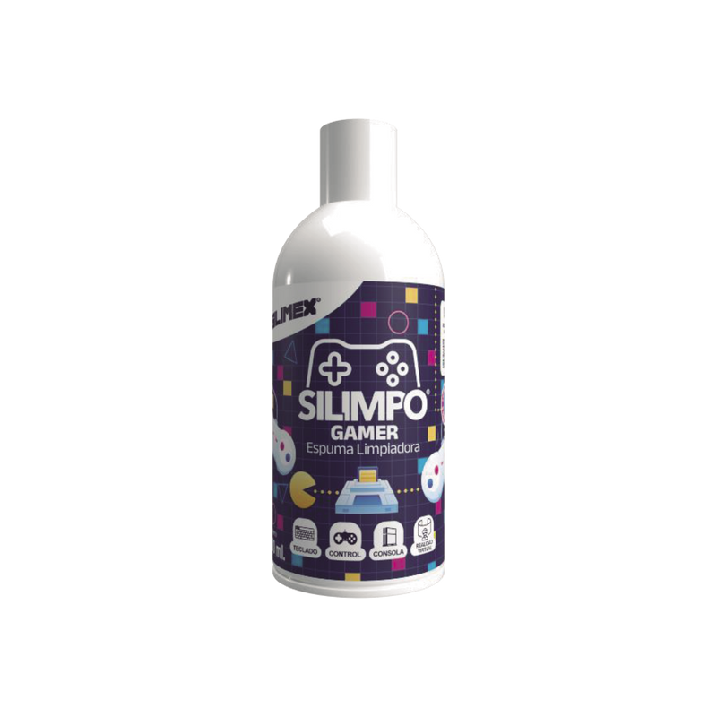 SILIMPO-GAMER Silimpo Gamer La Espuma de Limpieza con Protección UV, Efecto Anti-Estático y Aroma a Chicle para tus Dispositivos Gaming.