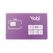 SIM Yobi para dispositivos móviles 3G/4G con recarga de 10GB cada mes durante 1 año de servicio (solo datos) - Toer