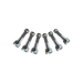 Juego de 6 Tornillos y tuercas de acero inoxidable de 3/4” x 2 1/2. - Toer
