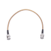 Jumper de 30.5 cm con cable LP142 BNC Macho a BNC Macho. - Toer