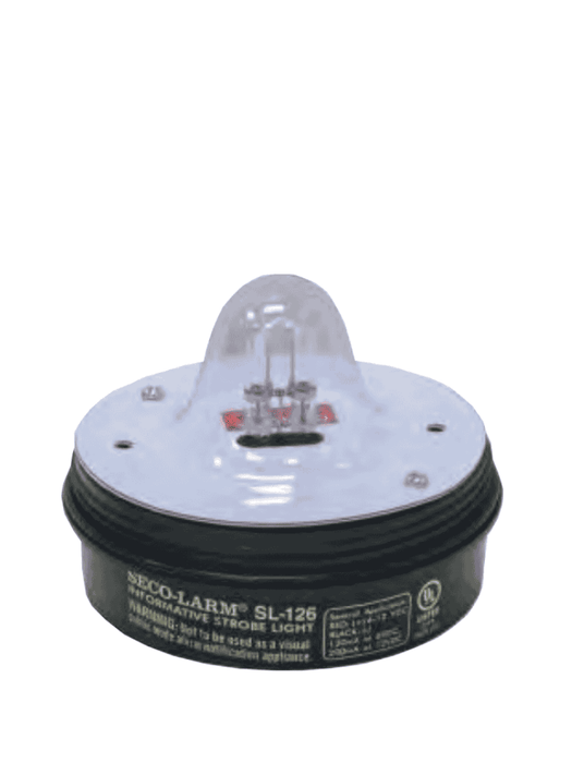 Seco-Larm SL126QR -  Luz Estroboscópica Alámbrica, 6-12VDC, Roja Compatible IHORN / RISCO / DSC / BOSCH