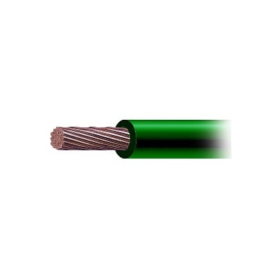 SLY-287-GRN/100 Cable Eléctrico de Cobre Recubierto THW-LS Calibre 4 AWG 19 Hilos Color Verde (100 metros)