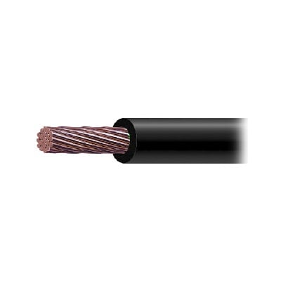 SLY-343-BLK/100 Cable Eléctrico de Cobre Recubierto THW-LS Calibre 1/0 AWG 19 Hilos Color Negro (100 metros).