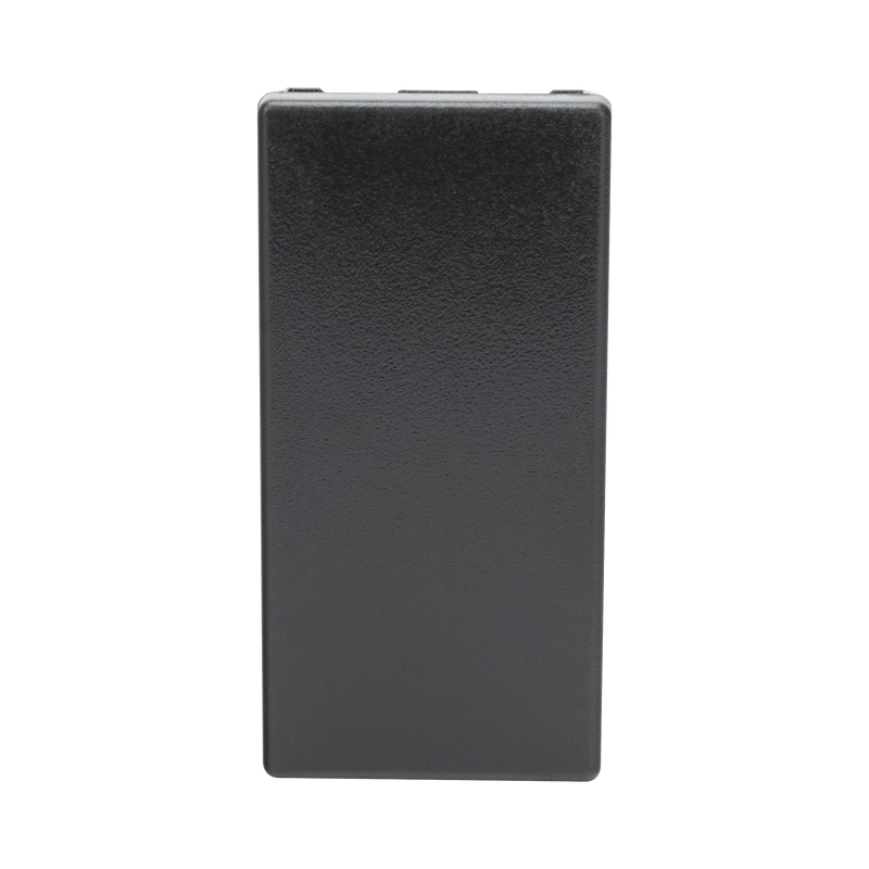 Medio Módulo de Placa Ciega Color Grafito / (K105/14)