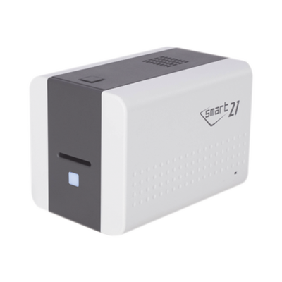 Impresora de Tarjetas Semi- automática SMART21 / Ingreso de Tarjetas Manual/Incluye Ribbon, Software y 100 Tarjetas PVC - Toer