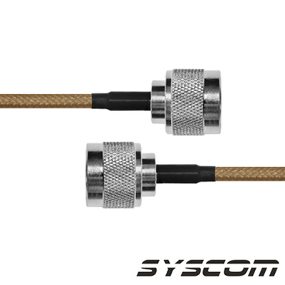 Jumper de cable coaxial de 60 cm, con Conectores N Macho ambos extremos - Toer