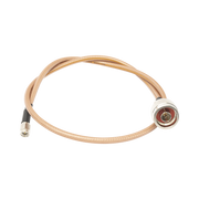 Jumper con Cable LP142 de 60 cm, con Conectores N Macho a SMA Macho (Hasta 8 GHz). - Toer