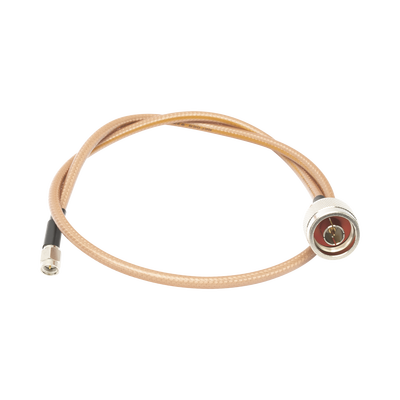 Jumper con Cable LP142 de 60 cm, con Conectores N Macho a SMA Macho (Hasta 8 GHz). - Toer