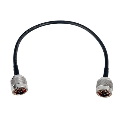Jumper de 30 cm (11.81 Pulgadas) Fabricado con Cable RG-58U-SYS, Conectores N en Ambos Extremos
