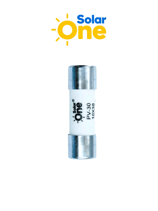 Fusible Fotovoltaico 20 A 10x38 mm 1000 VDC / Protección para sistemas fotovoltaicos