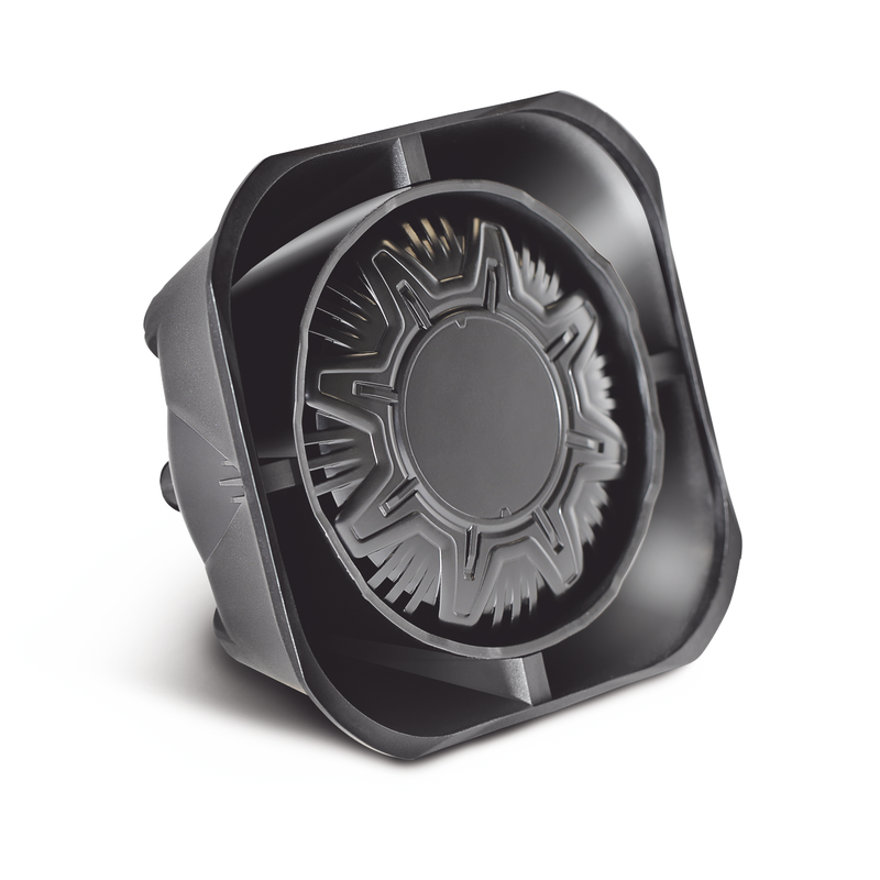 Bocina Compacta de Uso Rudo, 100 Watts de Potencia, Ideal Para Vehículos de Encubierto, Montaje Universal, 11 Ohms de Impedancia