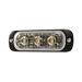 Luz Auxiliar de 3 LED, Azul, SAE, 12-24 Vcd, Lente transparente - Toer