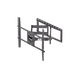 Montaje de Pared Universal Giratorio para Monitores de 75-110 " / Soporta hasta 90.9 Kg / Vesa 800 x 600 / 400 x 400 / Acero / 10° de Inclinación - Toer