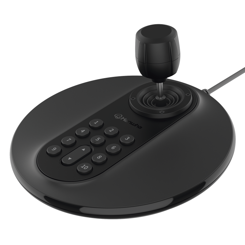 Controlador USB para PTZs. Compatible con software Wisenet WAVE, Wisenet Viewer