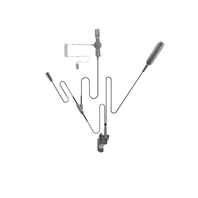 MICRÓFONO - AUDÍFONO DE SOLAPA DE 3 CABLES P/ HYT PD-702/ PD-706/ PD-782/ PD-785/ PD-786/ PT-580.