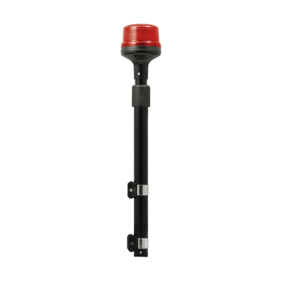 Luz Telescópica para Motocicletas, 8 LED, Roja, SAE Clase I - Toer