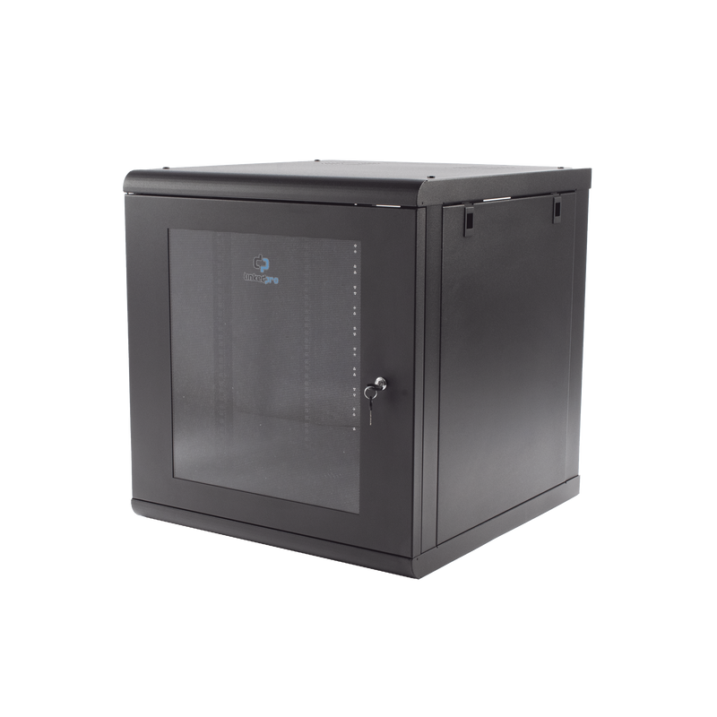 SR-1916-GN2G Gabinete de Pared 16U de 635 mm de Profundidad, Rack de 19 in en Acero Reforzado: Compacto y Resistente para Soluciones Profesionales