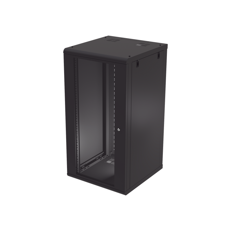 SR-1924-GN2G Gabinete de Pared 24U de 635 mm de Profundidad, Rack de 19 pulgadas en Acero Reforzado: Compacto y Resistente para Soluciones Profesionales