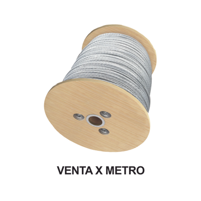 Cable de Retenida 7 Hilos , Resistencia 600 kg, Diámetro 1/8" (Metro).