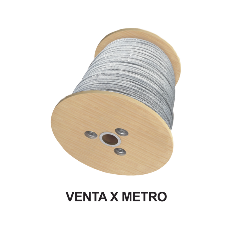 Cable Retenida 7 Hilos, Resistencia 1293 Kg. Diámetro 3/16 (Venta x metro).