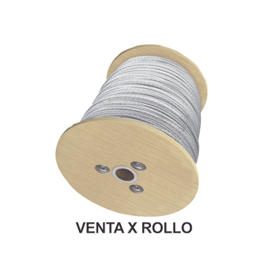Cable de Retenida de 1/4", Resistencia 2154 Kg, 7 hilos (Carrete de 1500 metros). - Toer