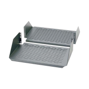 Charola Para Soportar Equipos en Rack de 19in, Ventilada, Frontal y Posterior, Capacidad de 136 Kg, 3UR - Toer
