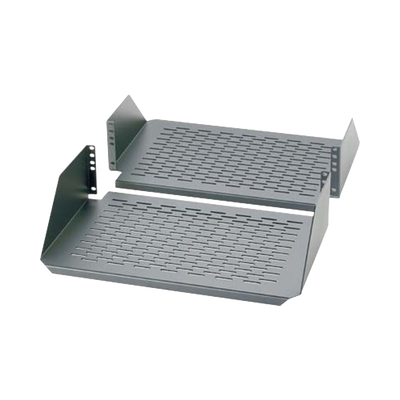 Charola Para Soportar Equipos en Rack de 19in, Ventilada, Frontal y Posterior, Capacidad de 136 Kg, 3UR - Toer