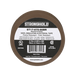 Cinta Eléctrica STRONGHOLD para Aislar, de PVC, Uso General Reparación y Mantenimiento, Grosor de 0.18mm (7 mil), Ancho de 19mm, y 20.12m de Largo, Color Café - Toer