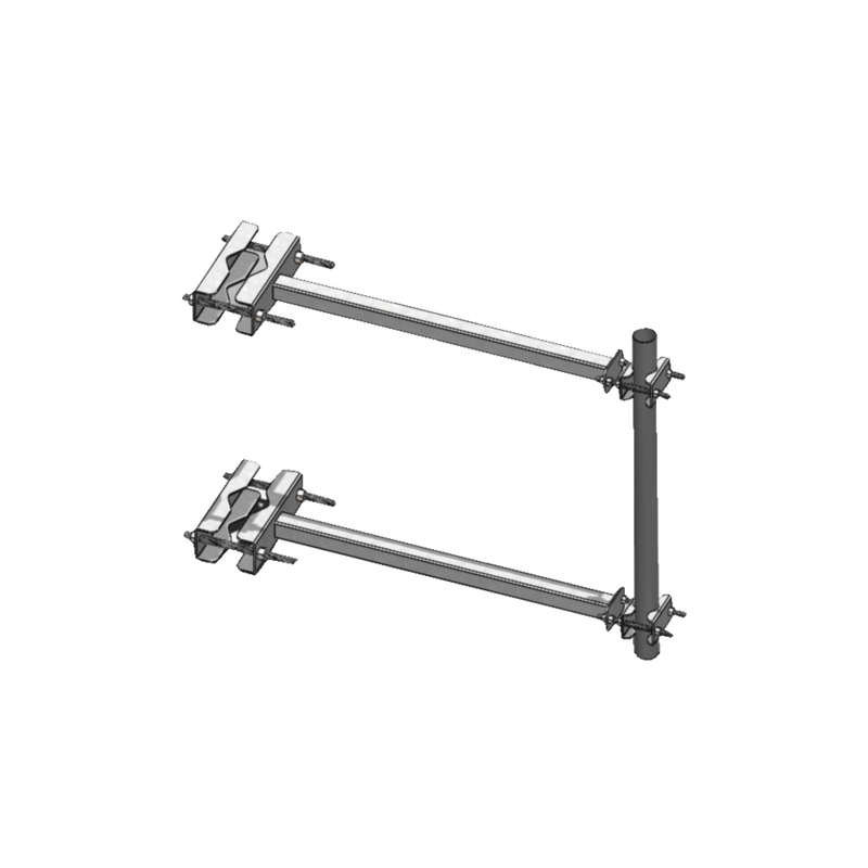 Brazo Lateral  para Torre Autosoportada, Tubo de  2 Ced. 30 X 60 cm, Sep. 60 cm.