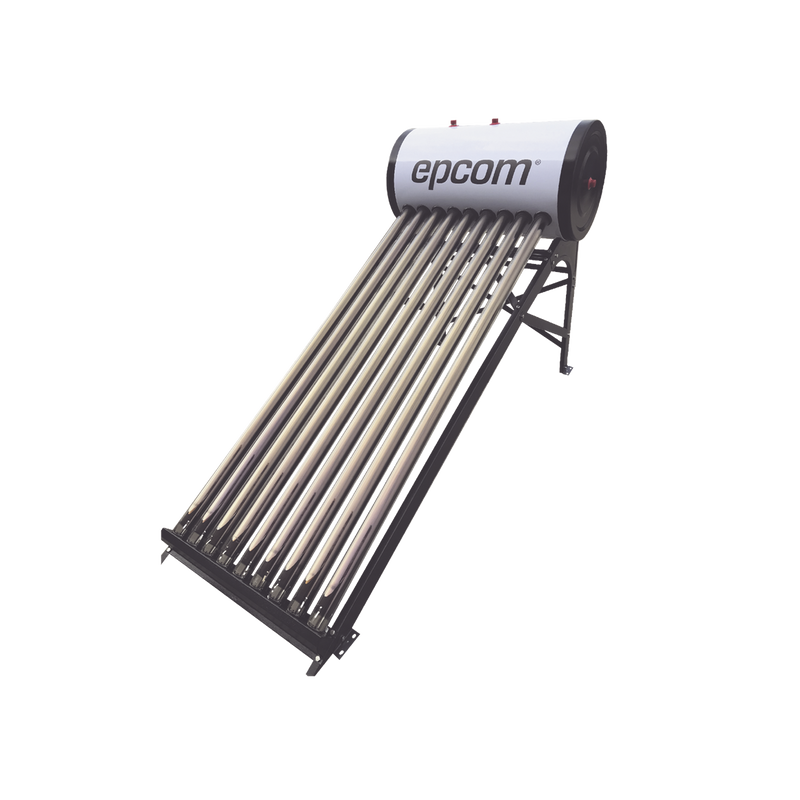 STE-LPWH90 Bóiler Solar de 90L, Baja Presión con 9 Tubos de Vacío de Mayor Resistencia y Termotanque Inoxidable de Grado Alimenticio, Resistentes a Granizo de Hasta 25 mm/ l , Incluye Anodo de Magnesio