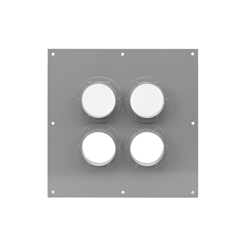 Placa Pasamuros Con Capacidad de 4 Botas de 4