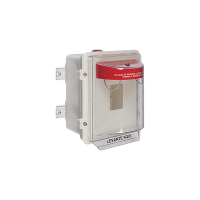 Protector Universal para Estación Manual, Fabricado en Policarbonato Súper Fuerte Para Uso en Exterior