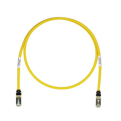 Patch Cord Cat6A, Blindado S/FTP, CM/LS0H, 1.5 Metros (4.92 Pies), Color Amarillo - Toer