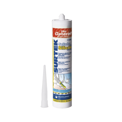 Silicón Sellador Transparente de Uso General (280 ml). - Toer