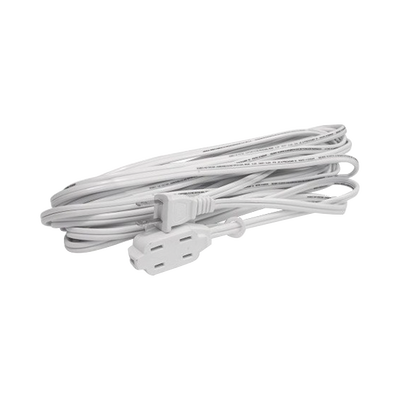 Extensión Eléctrica Doméstica de 4 metros / 127 V CA 8 A Máximo / Color Blanco. - Toer