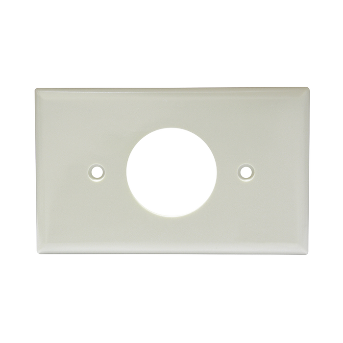 Placa de plástico para contacto sencillo.